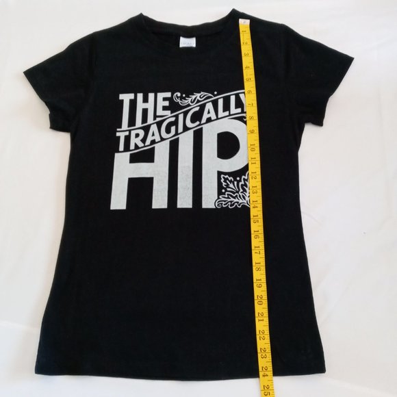 Women's Tragically Hip black band Tee - Picture 4 of 8